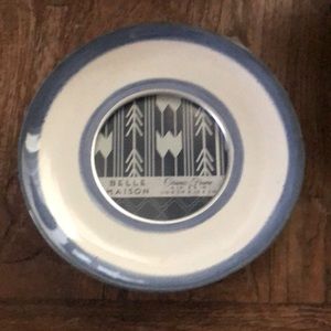 Belle Maison Ceramic Photo Picture Frame Round Cottage Farmhouse